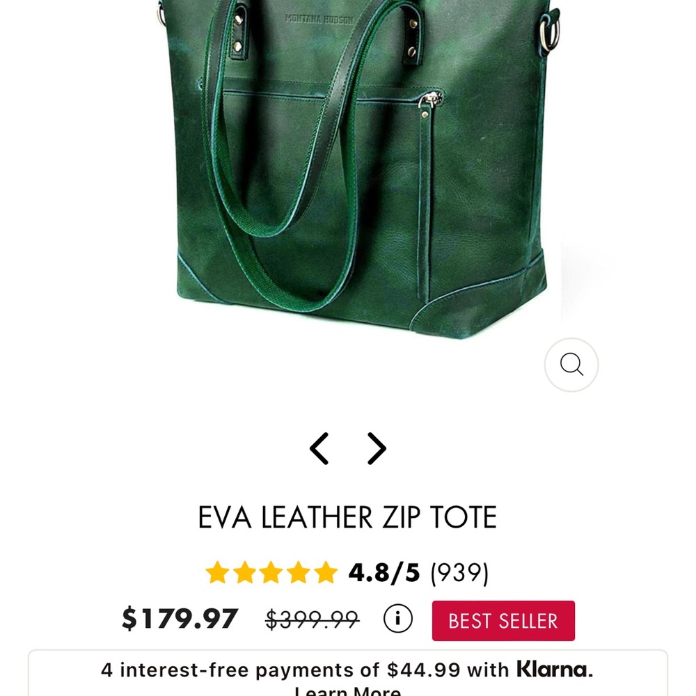Montana Hudson Eva Leather Tote